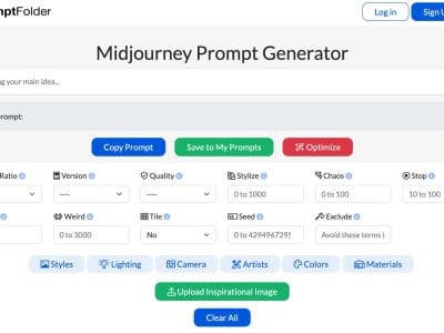 Midjourney Prompt Helper